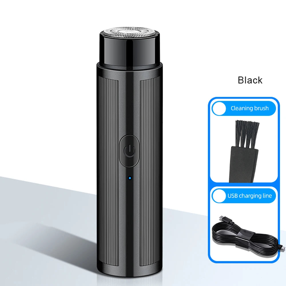 USB Rechargeable Mini-Shave,Pocket Size Portable Electric Shaver Facial Razor Daily Personal Grooming Care Accessory For Men