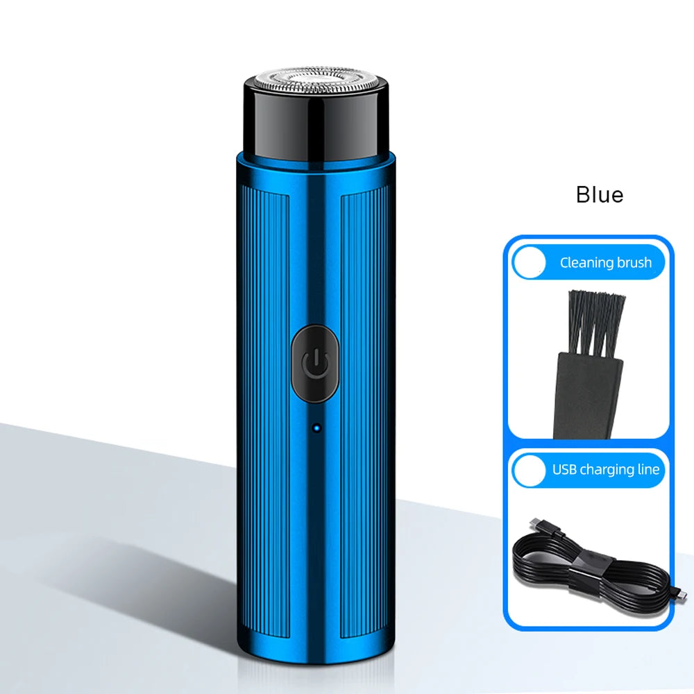 USB Rechargeable Mini-Shave,Pocket Size Portable Electric Shaver Facial Razor Daily Personal Grooming Care Accessory For Men