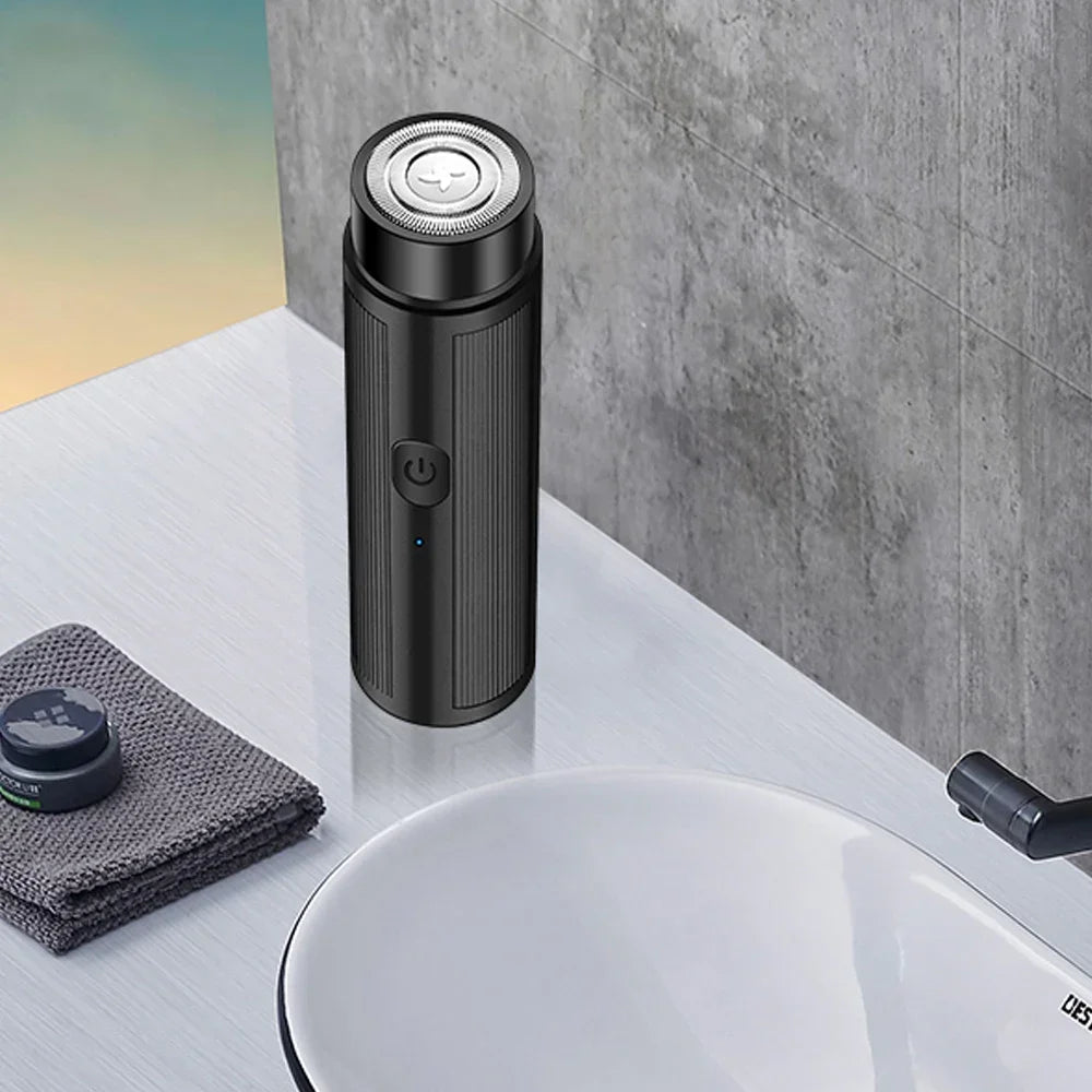 USB Rechargeable Mini-Shave,Pocket Size Portable Electric Shaver Facial Razor Daily Personal Grooming Care Accessory For Men