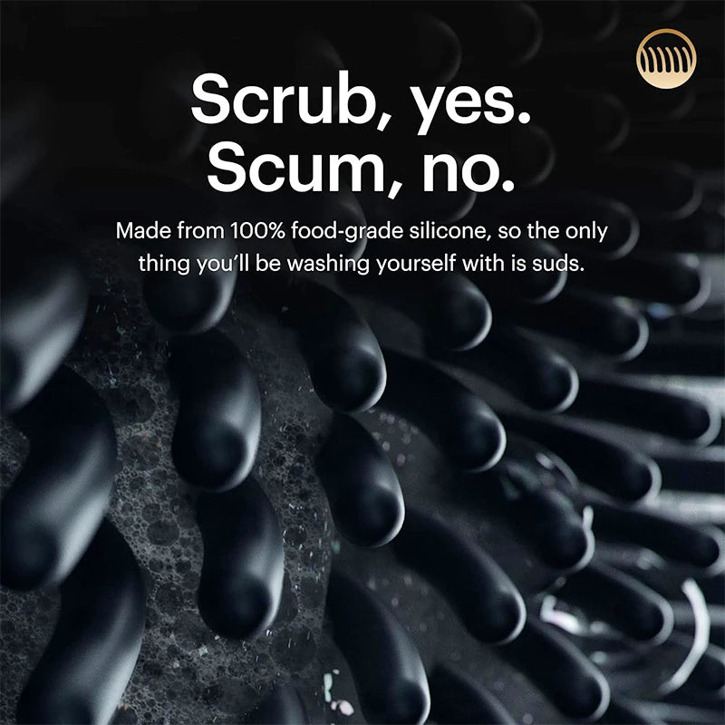 Soft Silicone Body Scrubber Handheld Shower Cleansing Brush Gentle Exfoliating Massage Kinds Skin Brush Portable Hair Baby Scrub