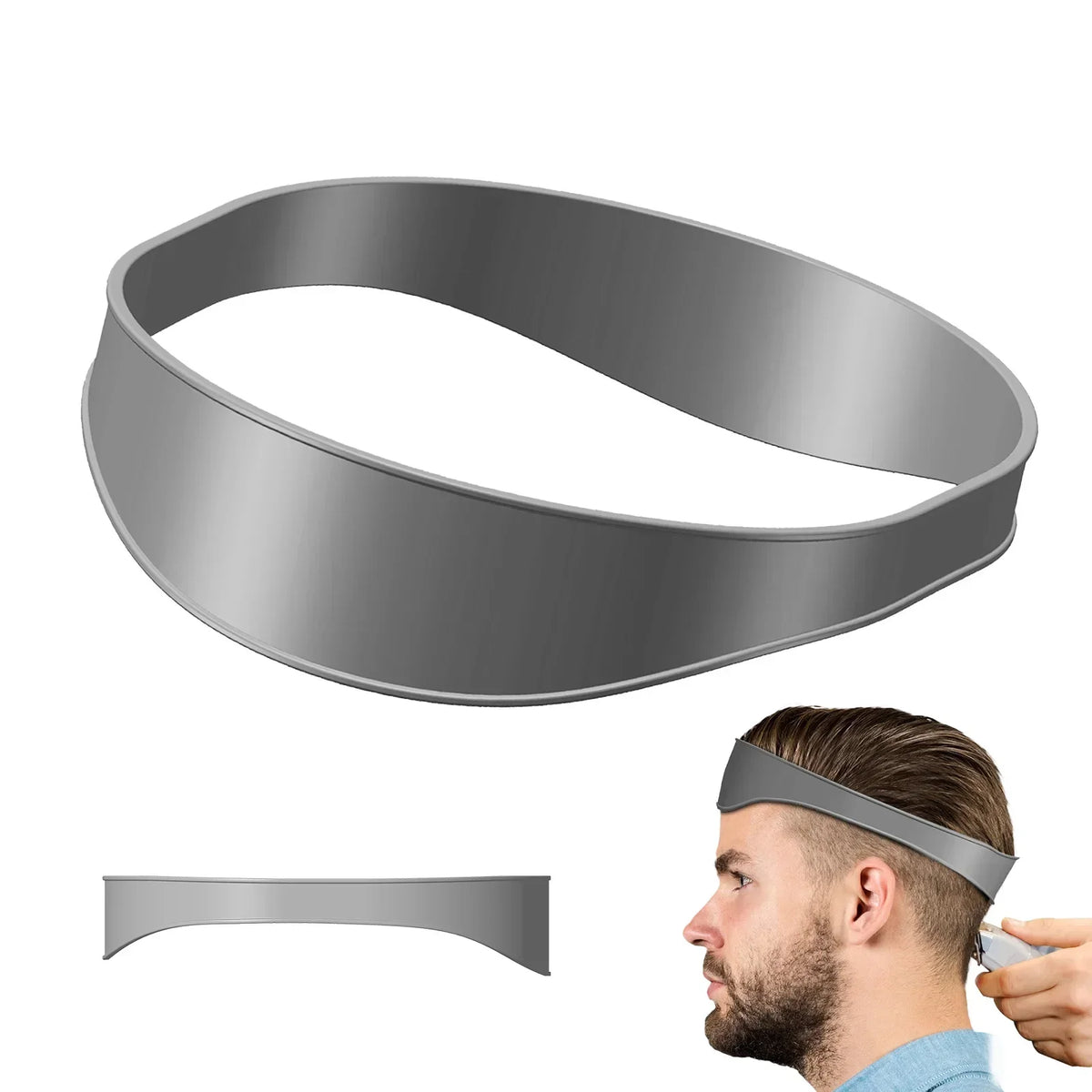 Hair Trimming Ruler Neckline Guide Shaping Styling Beard Template Comb Neck Back Styler Men Neck Shaping Ruler Tools for Barber