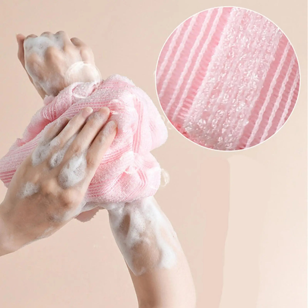 Body Exfoliator Towel Bath Body Back Wash Cloth Towel Bath Scrubber Exfoliating Scrub Shower Sponge Body Bathroom Accessories