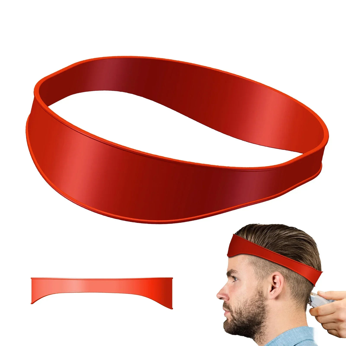 Hair Trimming Ruler Neckline Guide Shaping Styling Beard Template Comb Neck Back Styler Men Neck Shaping Ruler Tools for Barber