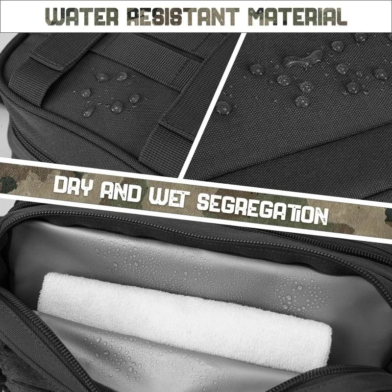 Tactical Toiletry Bag For Men Hygiene Bag Men's Shaving Kit Travel Shower Makeup Pouch Cosmetic Organizer Bags