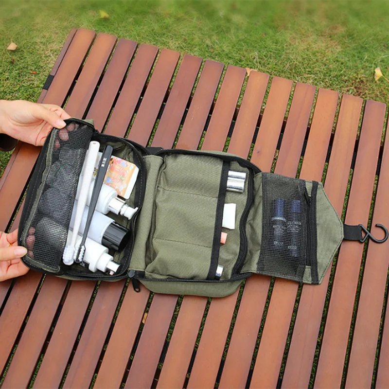 Hanging Men's Toiletry Bag Large Waterproof Cosmetic Bags Travel Organizer Lady Toiletries Makeup Toilet Foldable Bathroom Kit
