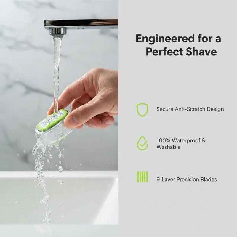 Manual Bald Head Special Razor Smooth Stubble Free Precision Trimming Hair Removal Grooming Essential