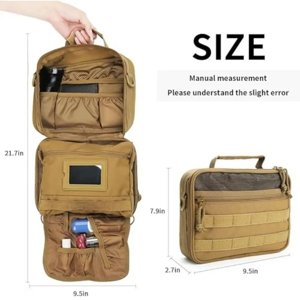 Hanging Toiletry Bag for Men Waterproof Large Capacity Shaving Hygiene Bag Multi Pocket Travel Toiletry Kit Traveling Use