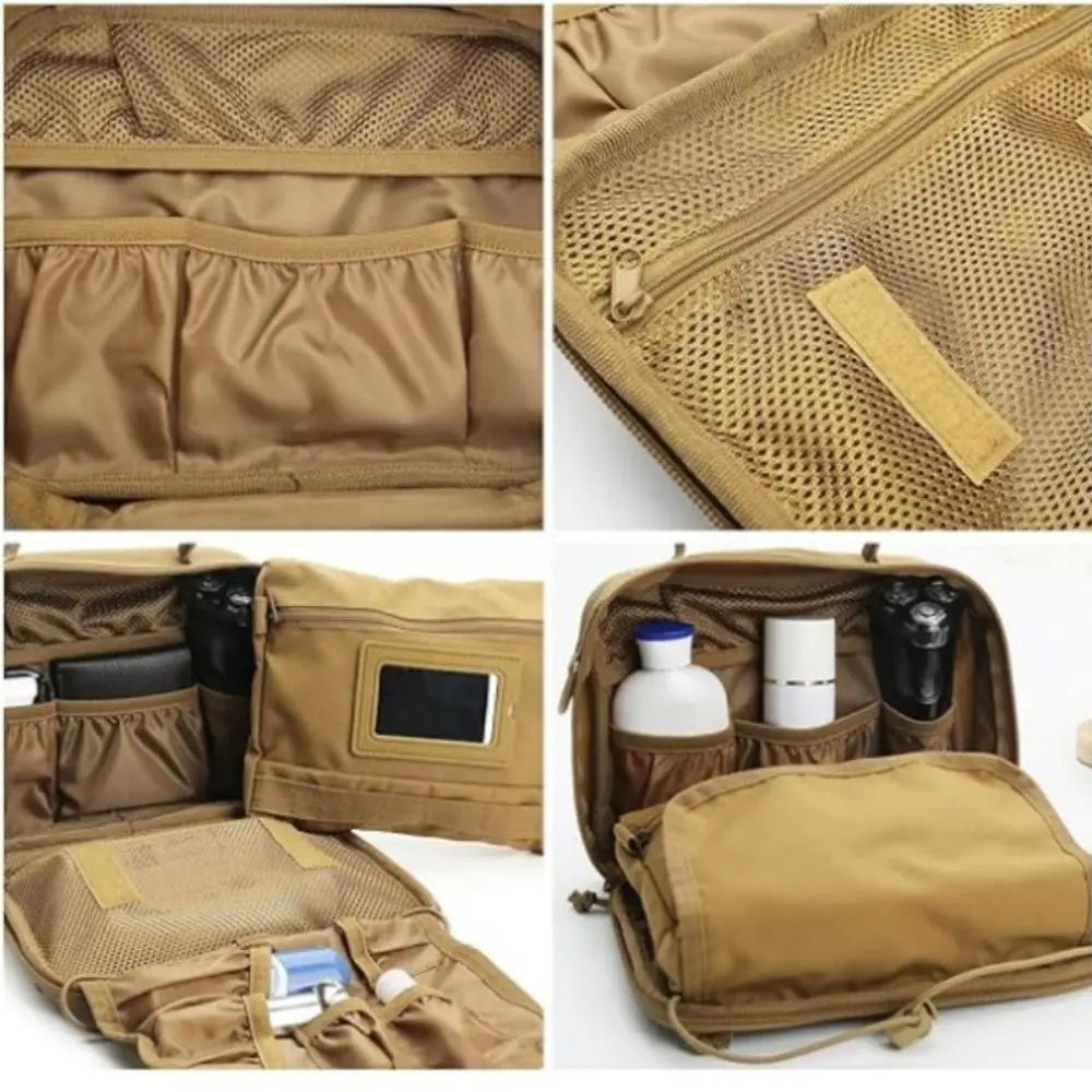 Hanging Toiletry Bag for Men Waterproof Large Capacity Shaving Hygiene Bag Multi Pocket Travel Toiletry Kit Traveling Use