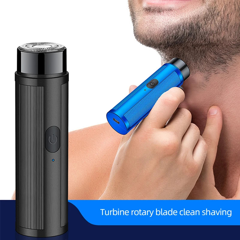 USB Rechargeable Mini-Shave,Pocket Size Portable Electric Shaver Facial Razor Daily Personal Grooming Care Accessory For Men