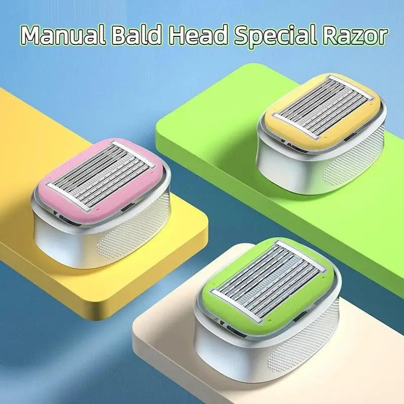 Manual Bald Head Special Razor Smooth Stubble Free Precision Trimming Hair Removal Grooming Essential