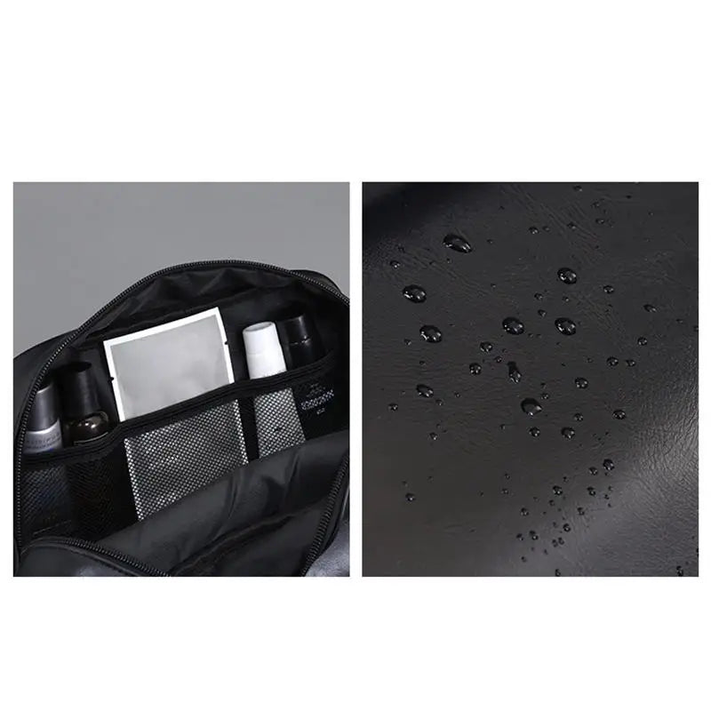 Men Toiletry Bag Travel Necessary Business Cosmetic Makeup Cases Male Hanging Storage Organizer Vintage Luxury Wash Bags