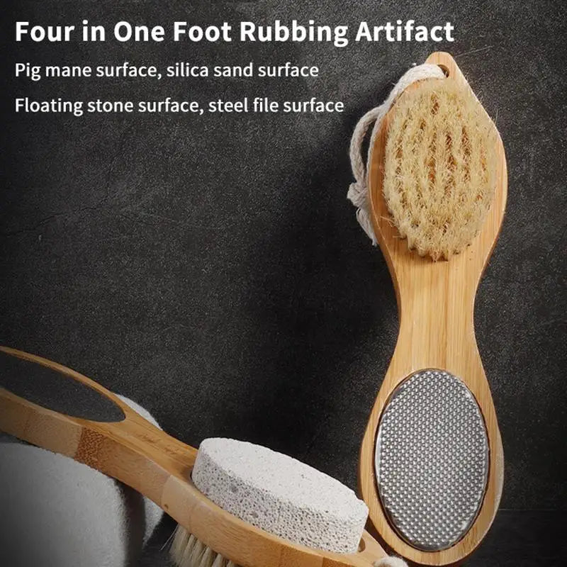 Remover Pumice Callus 1 Tool Stone 4-In-1 Dead Scrub Foot Pcs Skin Smooth Feet For Foots-Grinding-Board Foot Care
