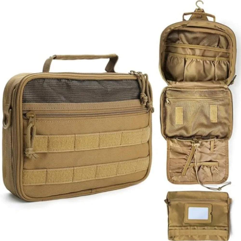 Hanging Toiletry Bag for Men Waterproof Large Capacity Shaving Hygiene Bag Multi Pocket Travel Toiletry Kit Traveling Use