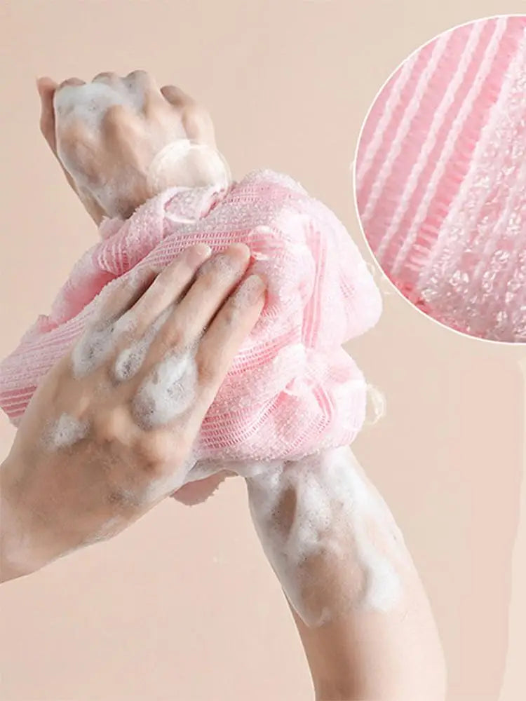 Body Exfoliator Towel Bath Body Back Wash Cloth Towel Bath Scrubber Exfoliating Scrub Shower Sponge Body Bathroom Accessories
