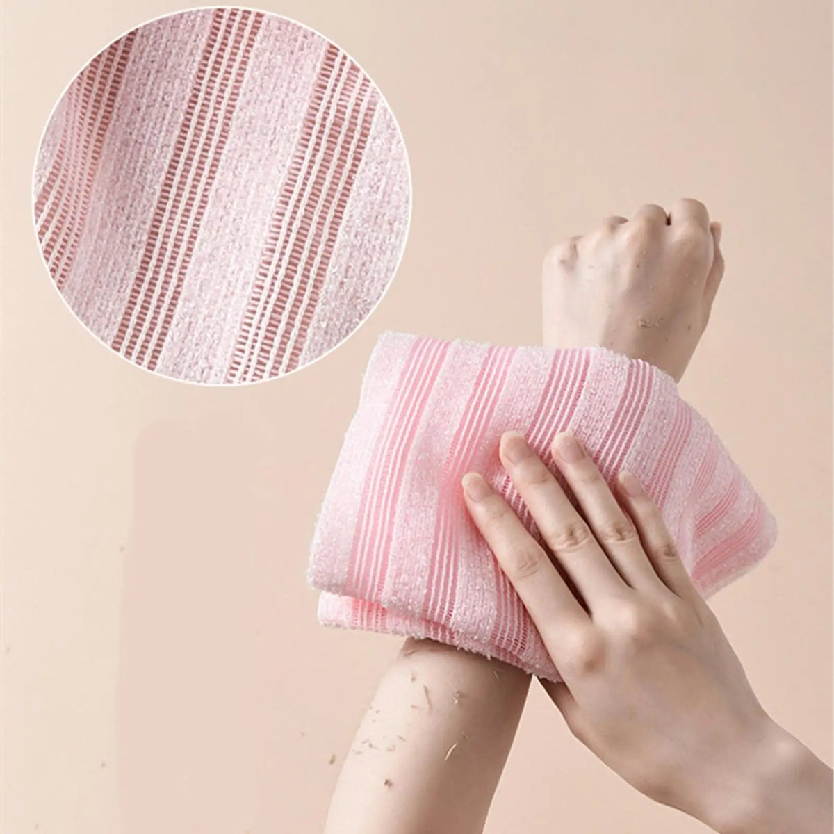 Body Exfoliator Towel Bath Body Back Wash Cloth Towel Bath Scrubber Exfoliating Scrub Shower Sponge Body Bathroom Accessories