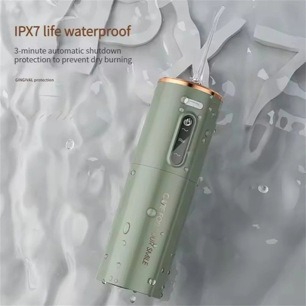 1 PCS Portable Water Floss USB Rechargeable Oral Irrigator 280ML Electric Tooth Cleaning Device 3 Modes Waterproof Irrigator