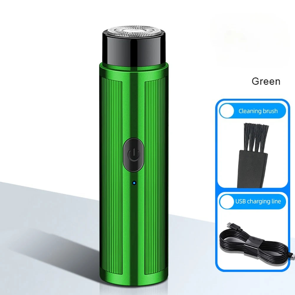 USB Rechargeable Mini-Shave,Pocket Size Portable Electric Shaver Facial Razor Daily Personal Grooming Care Accessory For Men