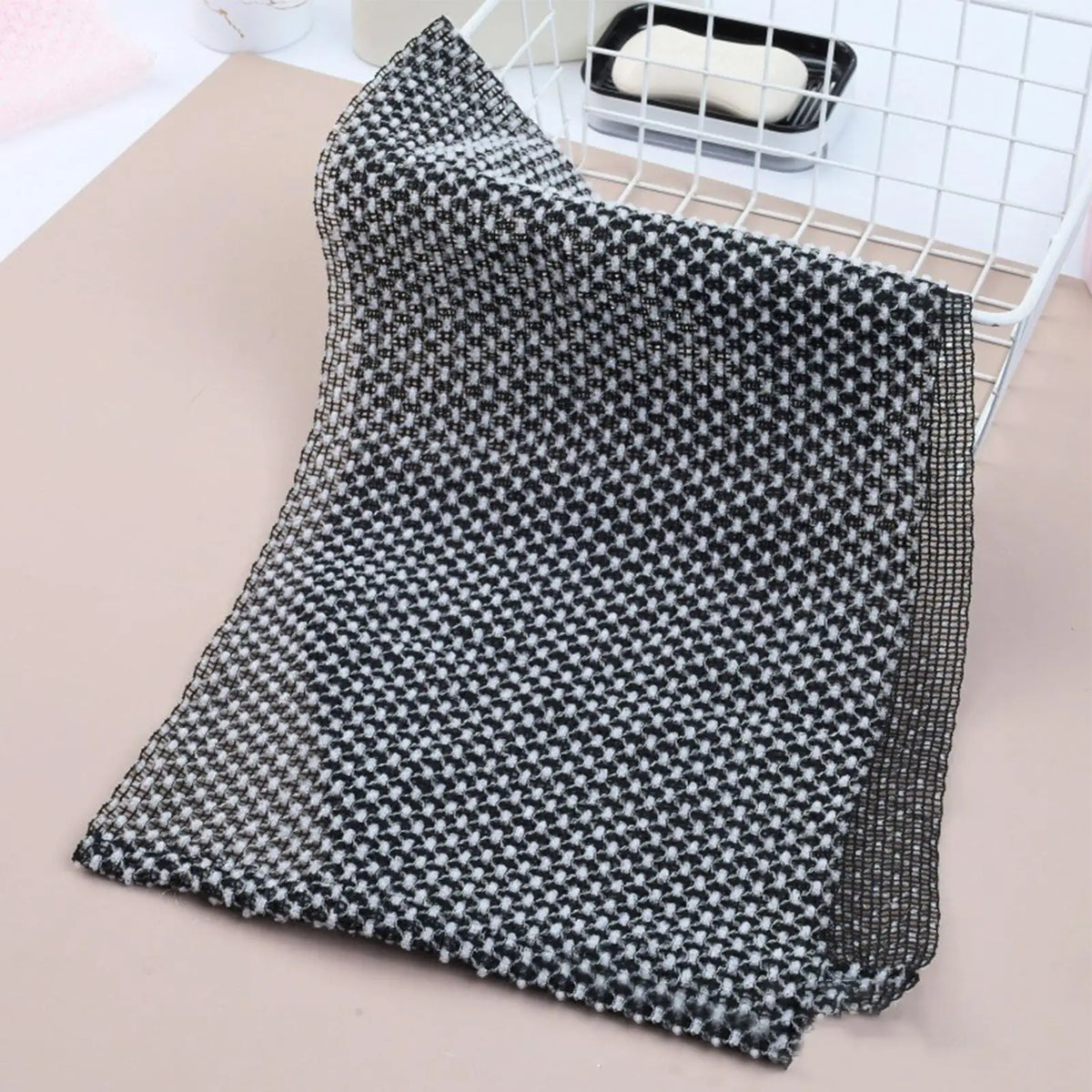 Exfoliating Bath Scrub Towel Body Scrub Towel Rubbing Washcloth Bath Scrubber For Back Arms Legs Gentle Design Bathing tools