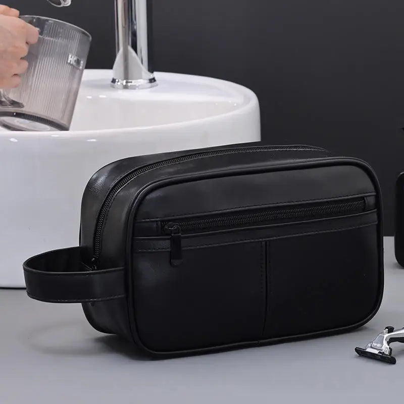 Men Toiletry Bag Travel Necessary Business Cosmetic Makeup Cases Male Hanging Storage Organizer Vintage Luxury Wash Bags